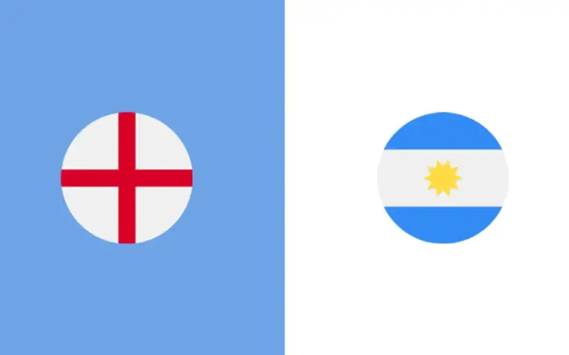 توقيت مواجهة الأرجنتين وإنجلترا في نصف نهائي كأس العالم والقنوات الناقلة للمباراة